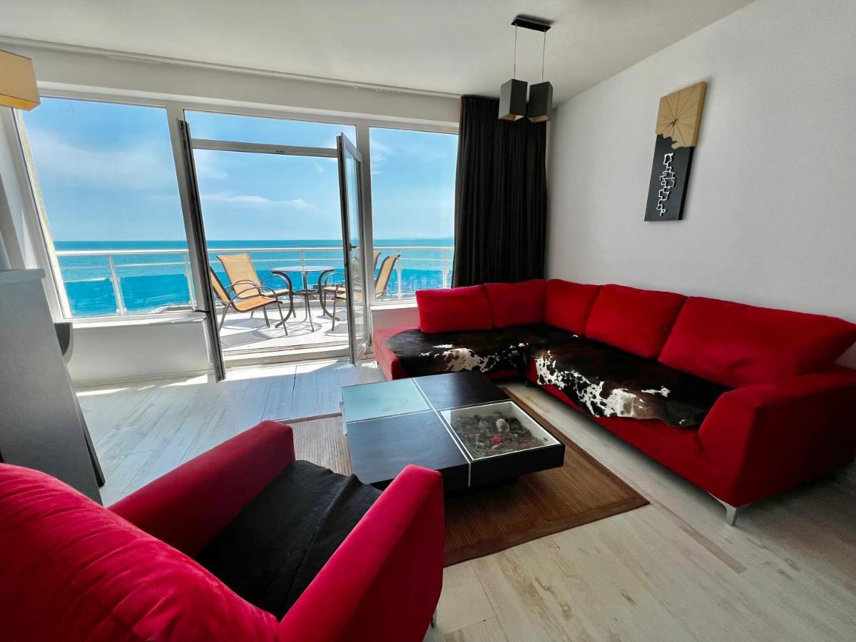 Modern Beachfront Apartment With Pool Ravda Buitenkant foto